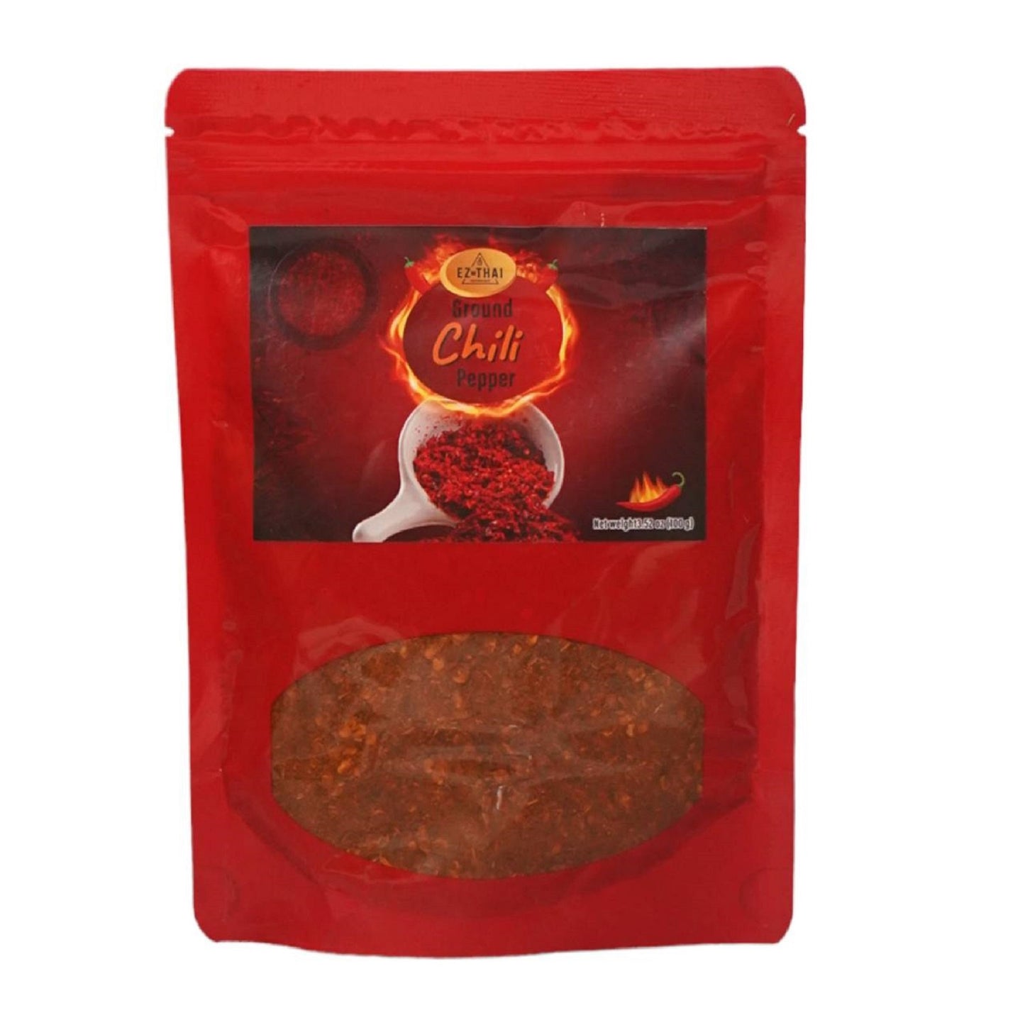 Thai Red Chili Crushed Pepper Flakes 3.5oz - Intensely Spicy Seasoning for Asian Cuisine