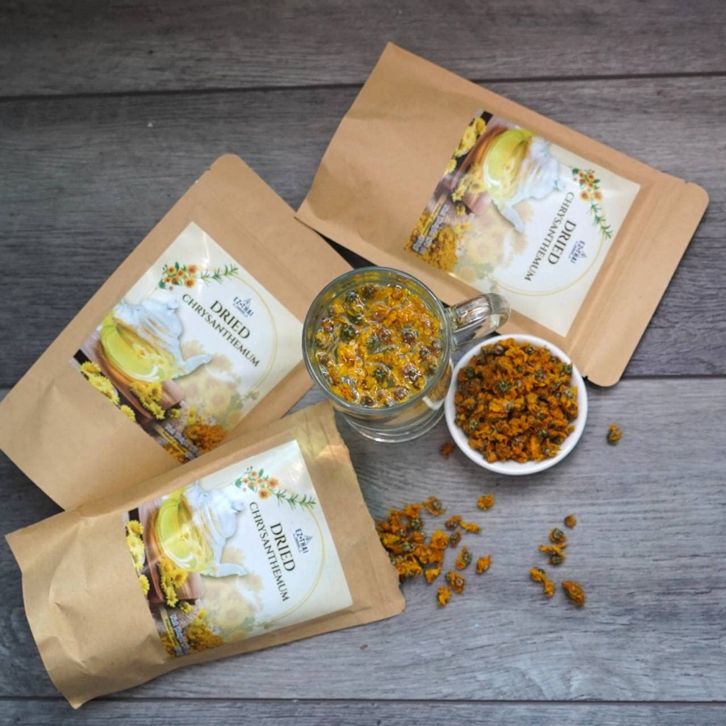 Thai Chrysanthemum Tea (1.76 Oz) - Fresh Relax Morning & Night Blend Thai Chrysanthemum Tea (1.76 Oz) - Fresh Relax Morning & Night Blend EZTHAI EZ THAI.