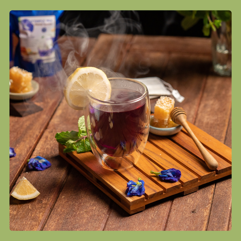 EZ THAI Butterfly Pea Tea - Honey Lemon (10/25 Bags) EZ THAI Butterfly Pea Tea - Honey Lemon (10/25 Bags) EZTHAI EZ THAI.