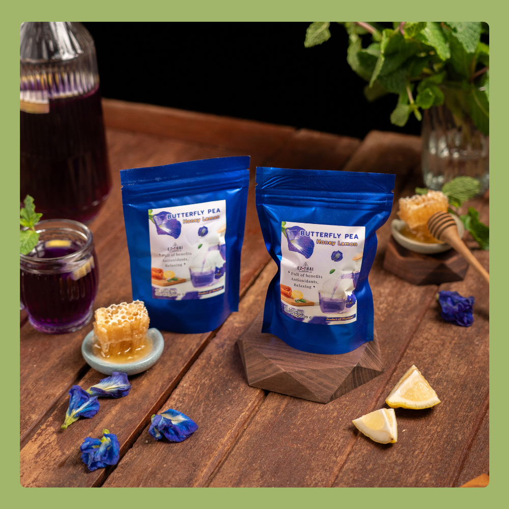 EZ THAI Butterfly Pea Tea - Honey Lemon (10/25 Bags) EZ THAI Butterfly Pea Tea - Honey Lemon (10/25 Bags) EZTHAI EZ THAI.