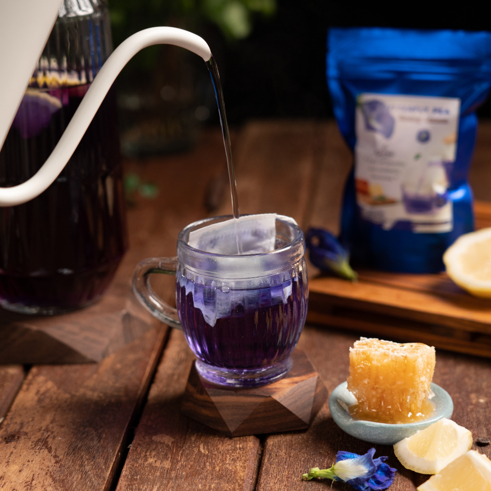 EZ THAI Butterfly Pea Tea - Honey Lemon (10/25 Bags) EZ THAI Butterfly Pea Tea - Honey Lemon (10/25 Bags) EZTHAI EZ THAI.