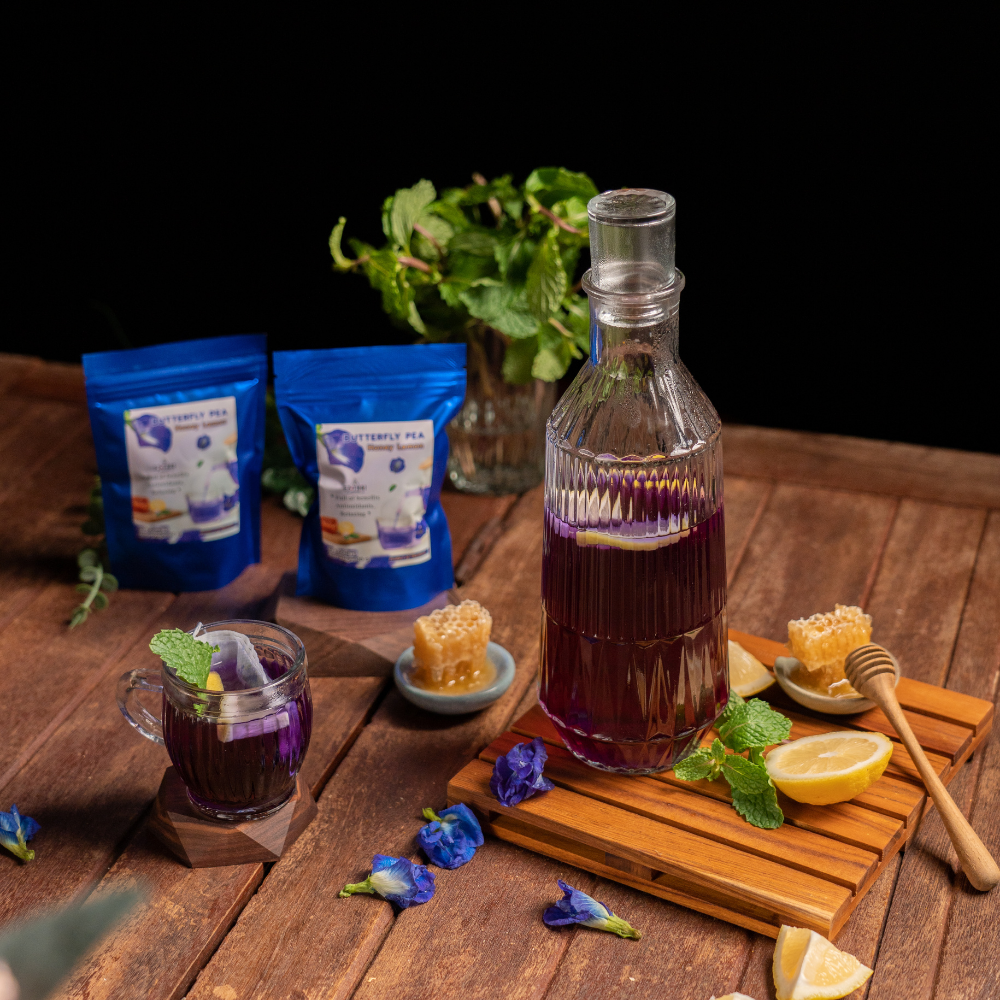 EZ THAI Butterfly Pea Tea - Honey Lemon (10/25 Bags) EZ THAI Butterfly Pea Tea - Honey Lemon (10/25 Bags) EZTHAI EZ THAI.