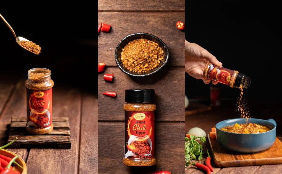 EZ THAI Red Chili Pepper Flake 48g Ingredient Fiery Flavors EZ THAI Red Chili Pepper Flake 48g Ingredient Fiery Flavors EZTHAI EZ THAI.