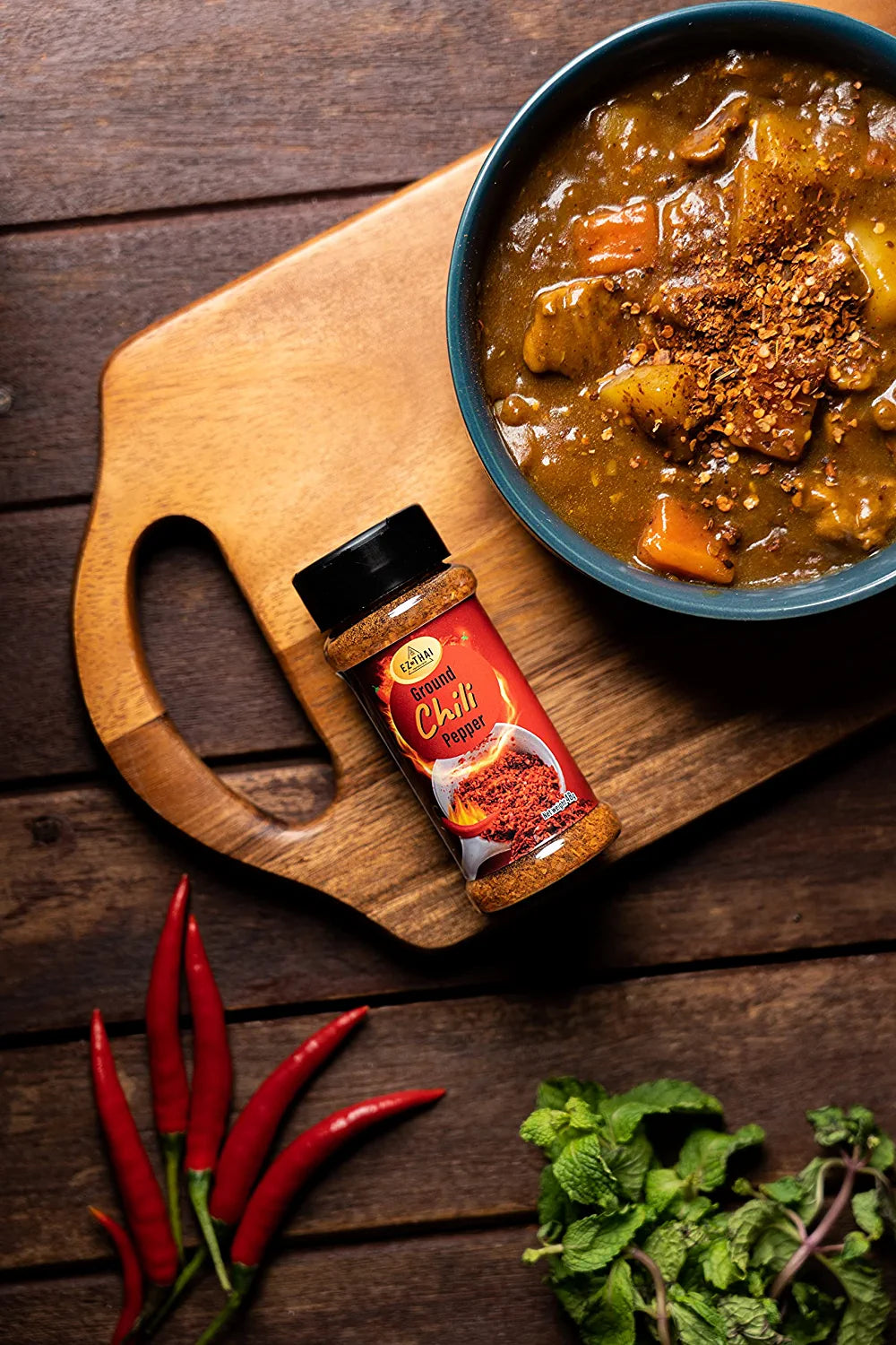 EZ THAI Red Chili Pepper Flake 48g Ingredient Fiery Flavors EZ THAI Red Chili Pepper Flake 48g Ingredient Fiery Flavors EZTHAI EZ THAI.