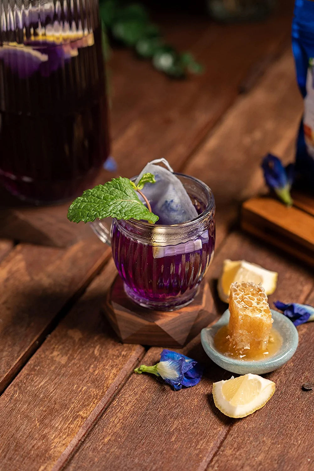 EZ THAI Butterfly Pea Tea - Honey Lemon (10/25 Bags) EZ THAI Butterfly Pea Tea - Honey Lemon (10/25 Bags) EZTHAI EZ THAI.