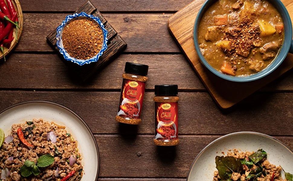 EZ THAI Red Chili Pepper Flake 48g Ingredient Fiery Flavors EZ THAI Red Chili Pepper Flake 48g Ingredient Fiery Flavors EZTHAI EZ THAI.