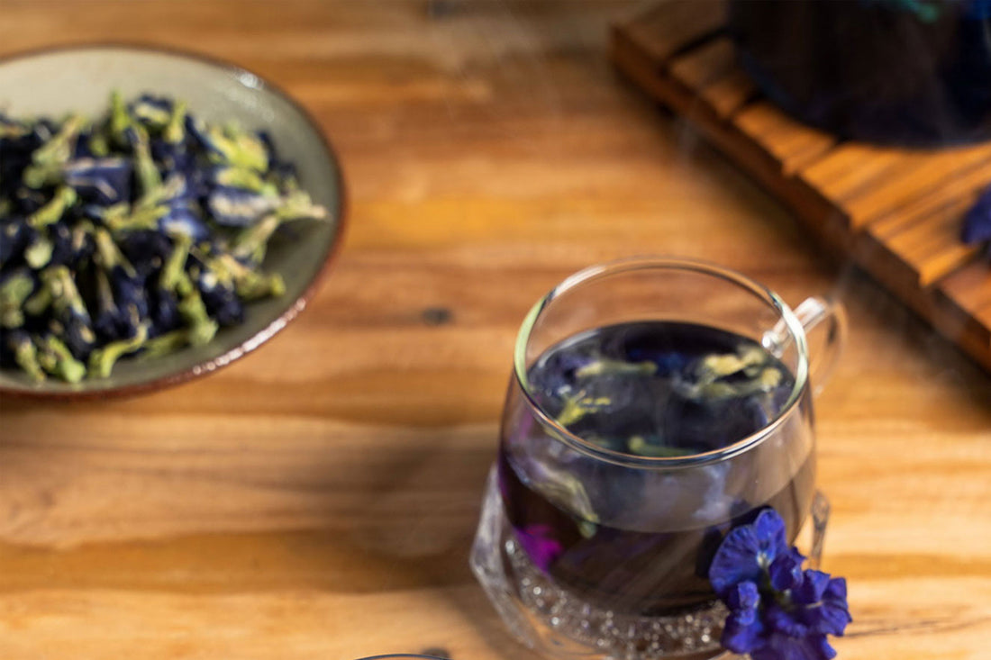 Dried Butterfly Pea Tea Thai Beverage Nutritious Tea Herbal Tea Thai Tea Tea from Thailand Butterfly Pea Flower Healthy Beverage