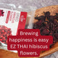 Dried Hibiscus Flower Blossam Tea 1.76 oz (50 grams) Herbal Thai Tea