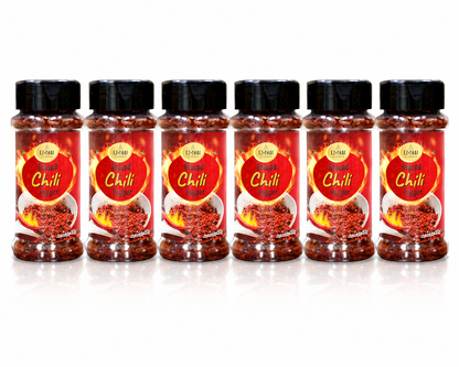 EZ THAI Premium Thai Chili Flakes Seasoning 1.76 oz -Roasted Red Pepper Flakes – Authentic Ingredient for Pad Thai, Tom Yum Noodle Soup, Boat Noodles, Nam Jim Jaew, Thai BBQ, Larb, Crying Tiger Beef