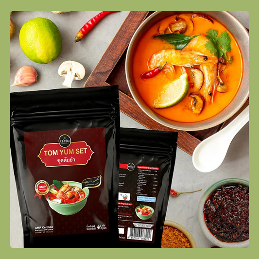 Thai Tomyum Instant Powder 46g Each Dried Herbs Spicy and Flavorful Thai Tomyum Instant Powder 46g Each Dried Herbs Spicy and Flavorful EZTHAI EZ THAI.