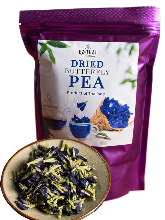 Thai Dried Butterfly Pea Flowers Tea Herbal Blue Tea Health Benefits Thai Dried Butterfly Pea Flowers Tea Herbal Blue Tea Health Benefits EZTHAI EZ THAI.